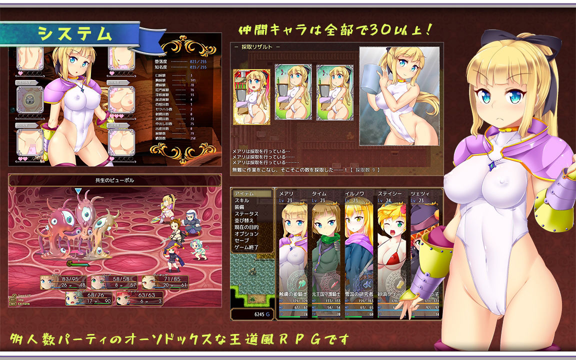 エクリプスナイト・サーガ 〜触虜の姫騎士メアリ〜のプレイ画像04