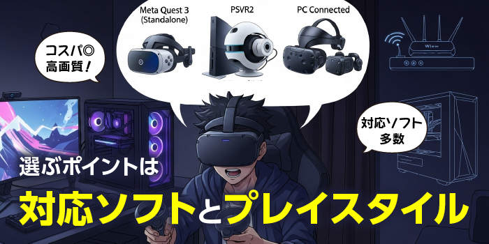 VRヘッドセットの選び方