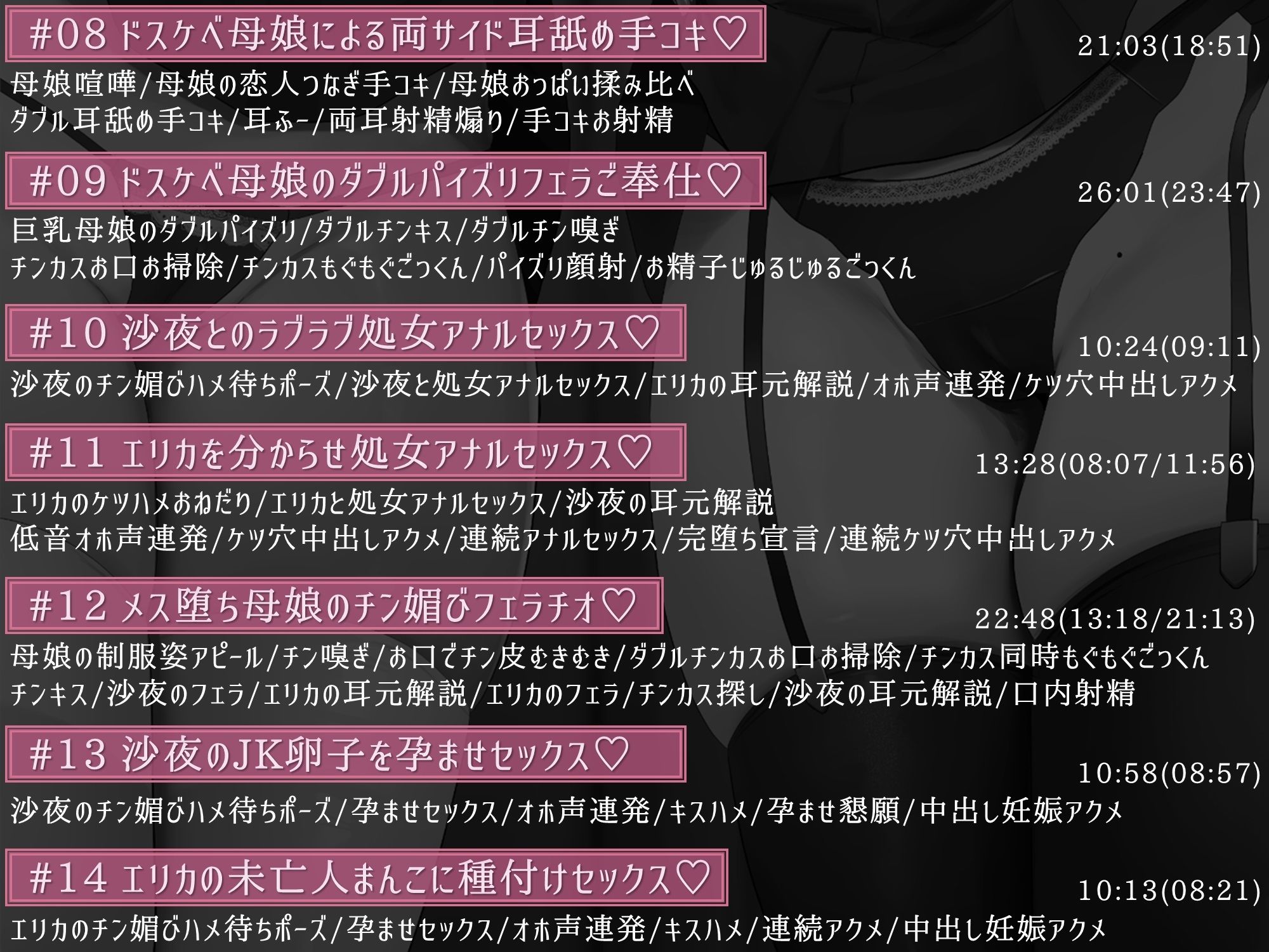 巨乳ドスケベお嬢様とその母親がチンカス汚ちんぽに媚び媚びご奉仕してくれるお話♪【KU100】の紹介画像6