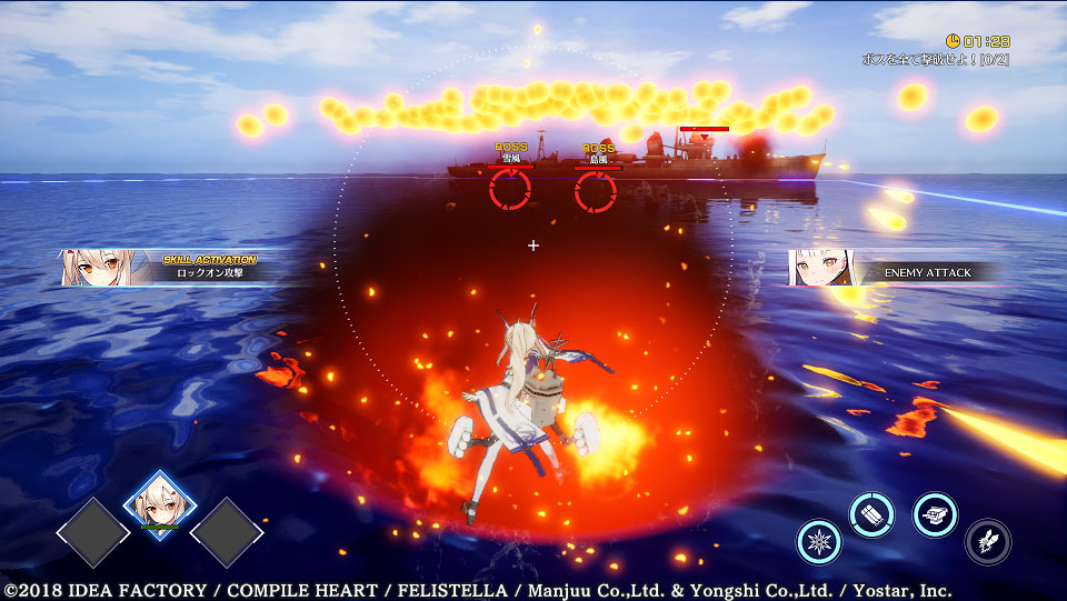 アズールレーン クロスウェーブのプレイ画像09