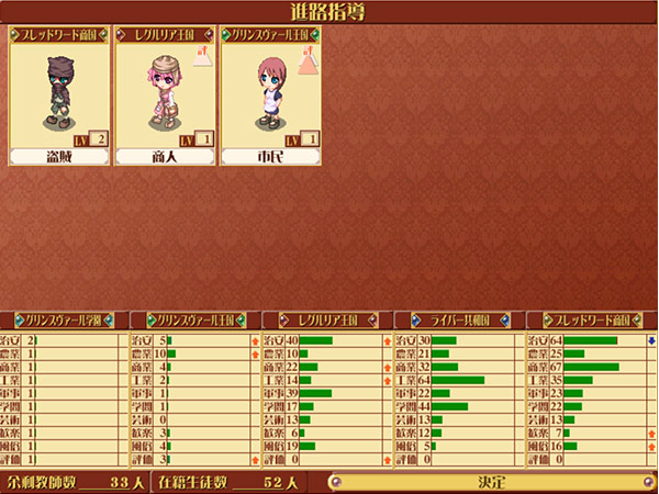 グリンスヴァールの森の中 〜成長する学園〜のプレイ画像022