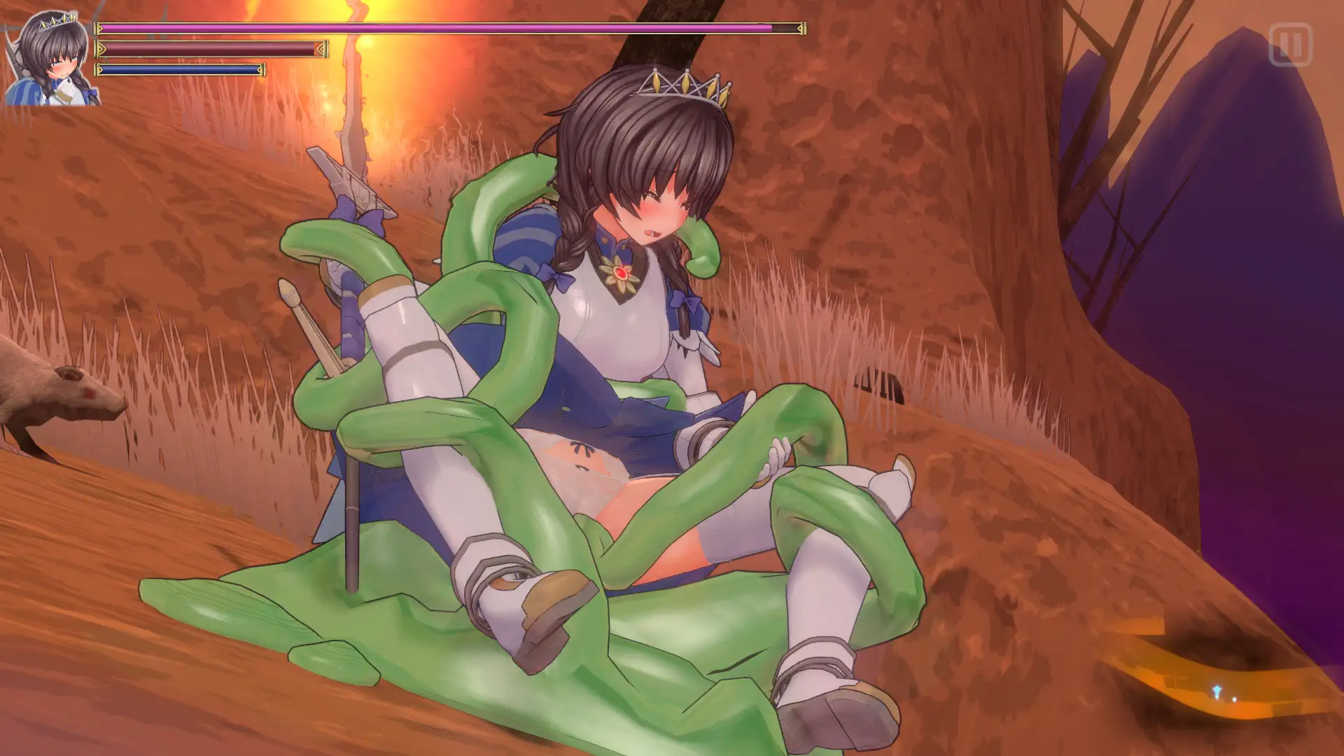 聖騎士リッカの物語 白翼と淫翼の姉妹のプレイ画像007