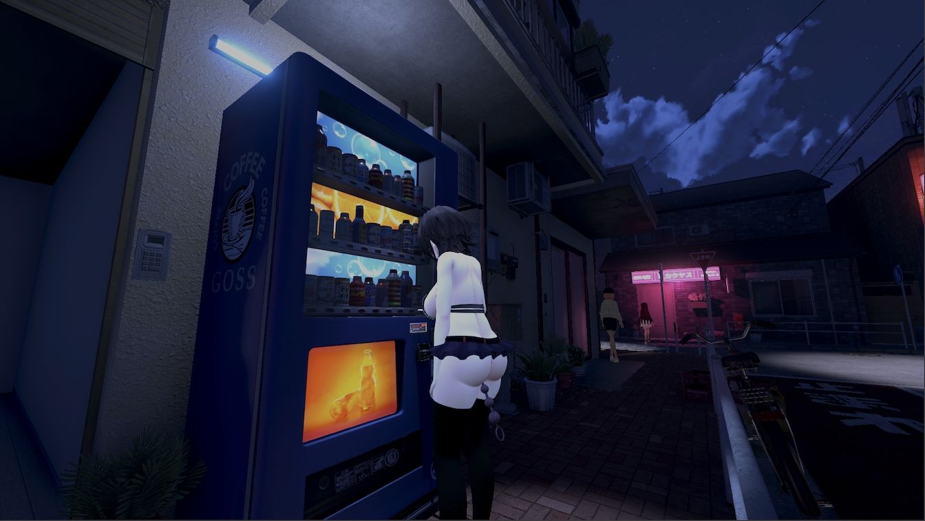 バレないように裸コートで露出するセレカさんのプレイ画像002