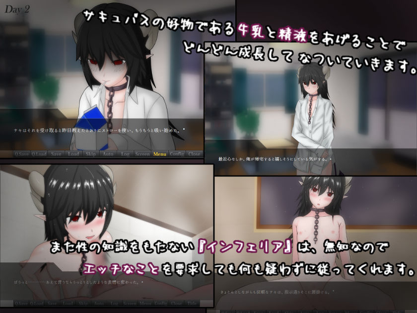 もしもサキュバスの奴隷をかってみたら・・・のプレイ画像002