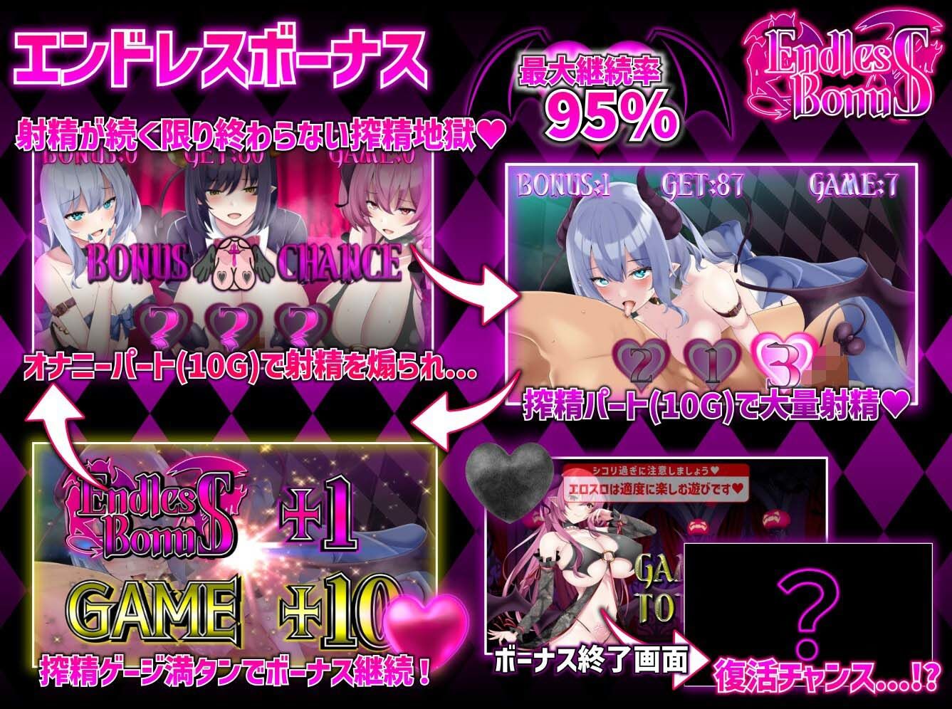 サキュバスカジノ〜淫魔城サキュバス〜のプレイ画像008