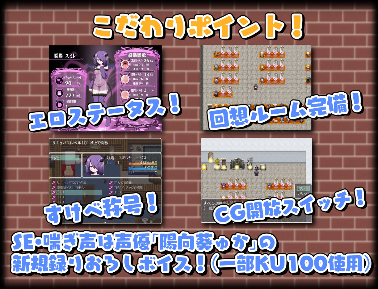 転生したらサキュバスだった件のプレイ画像007